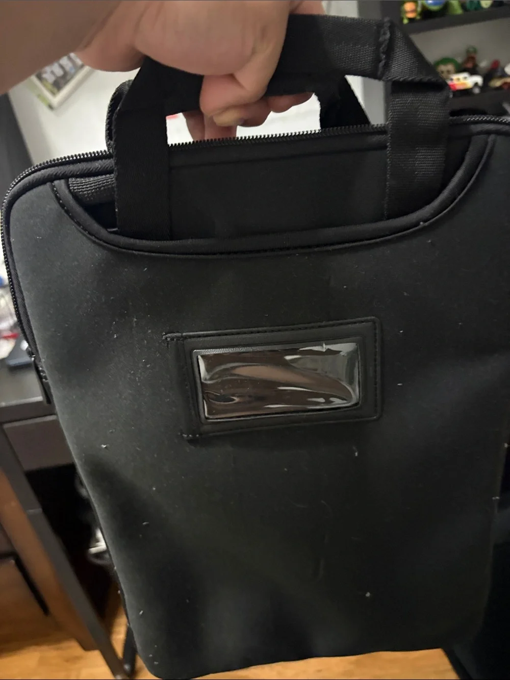 Targus Black Neoprene Laptop Sleeve with Front Zip